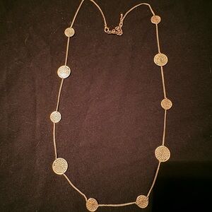 Elegant Gold Coin Necklace